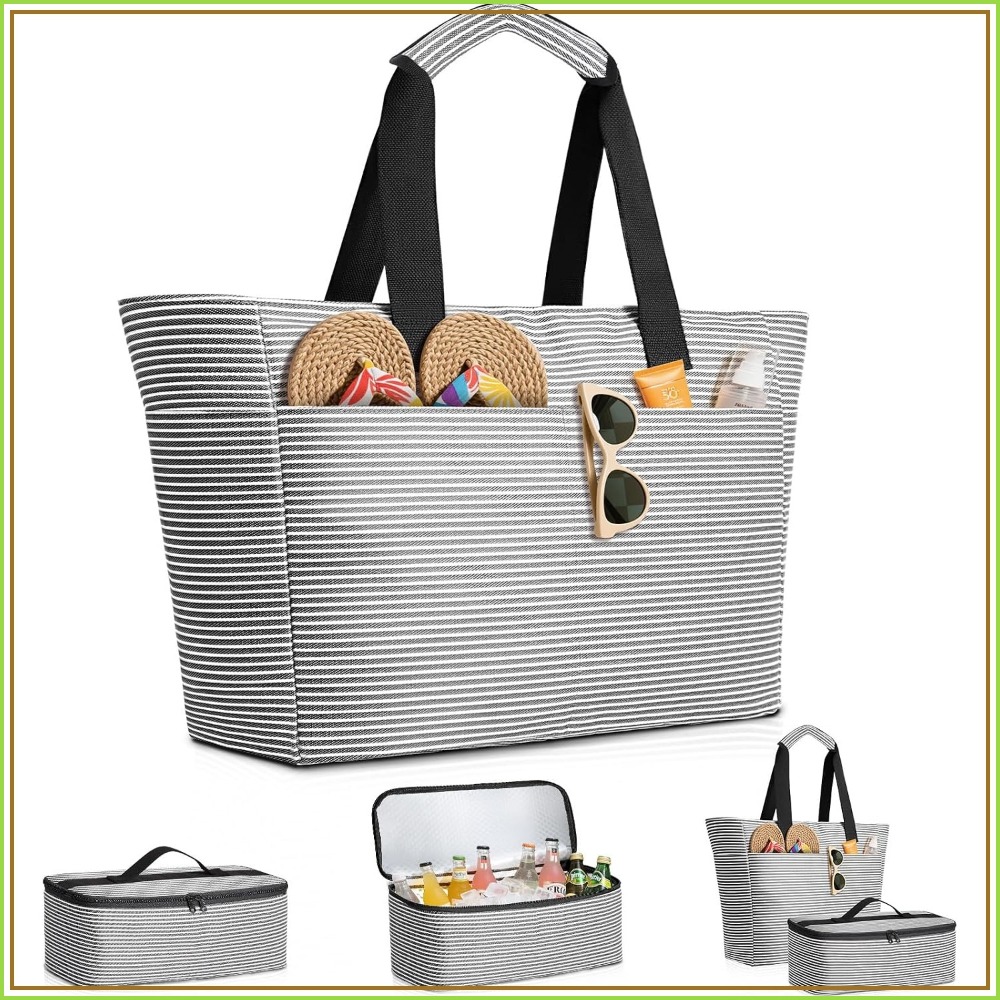 Tote Bag Beach - Tas Pantai dan Set Pendingin Tahan