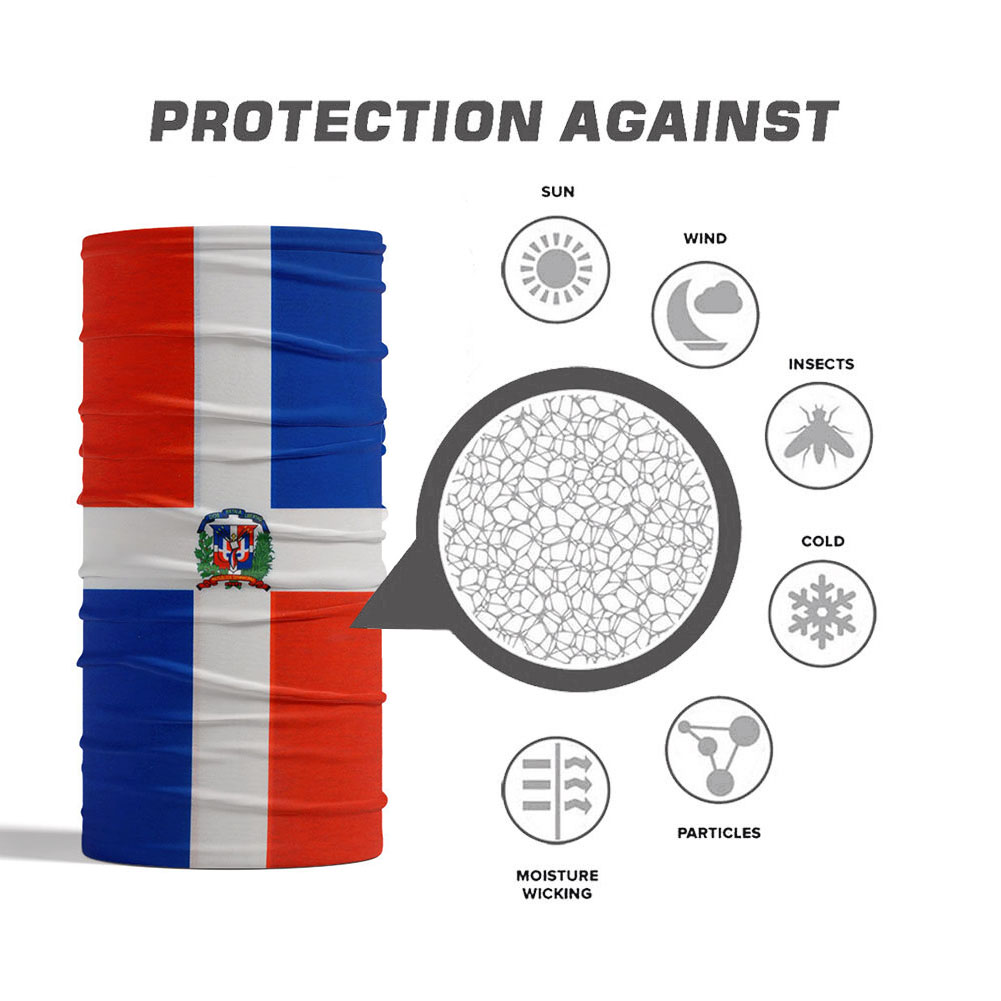Dominica Bandana bendera nasio - Headband Summer Knit ulasan dan harga