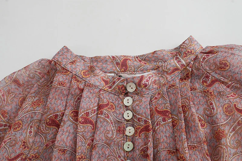 TEELYNN blus Boho wanita, keme - Romper Floral Print ulasan dan harga