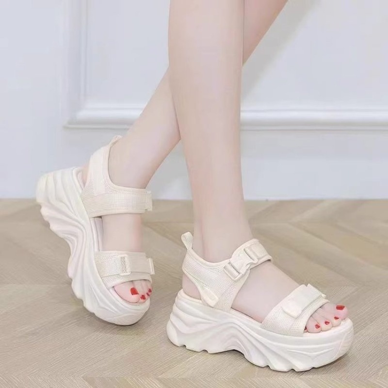 Sandal Platform Wanita Model B - Wedge Espadrille Women ulasan dan harga