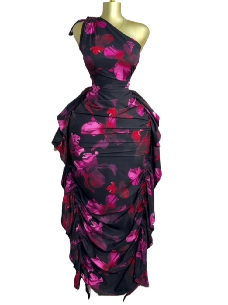 Gaun Panjang Maxi Midi Bodycon - Midi Skirt Floral ulasan dan harga