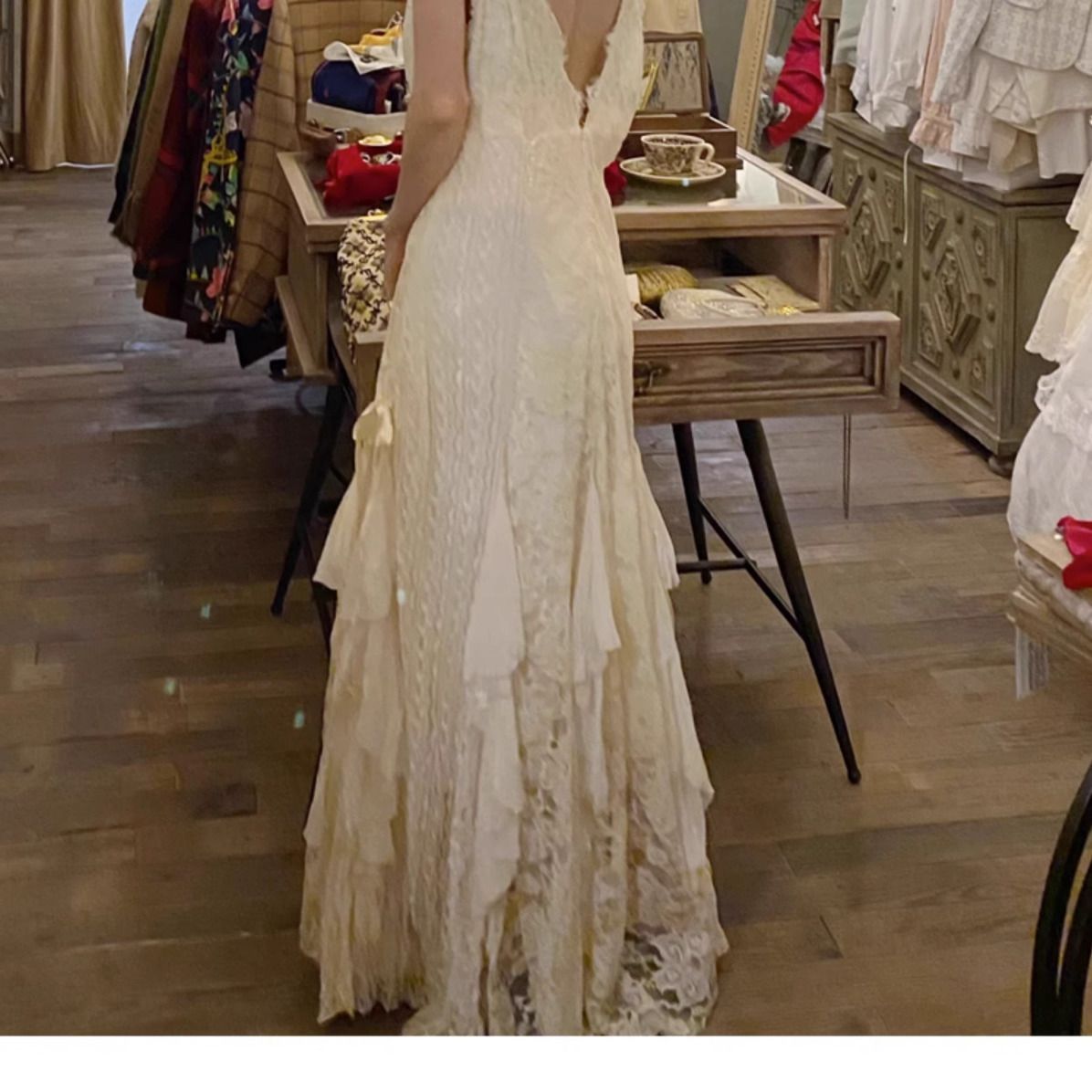 Gaun Renda Gotik Gaun Maxi Sek - Maxi Dress Halter ulasan dan harga