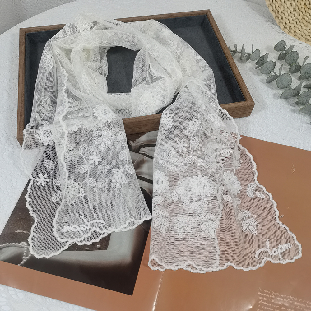 Syal Sutra Bunga Matahari Rend - Headband Summer Knit ulasan dan harga